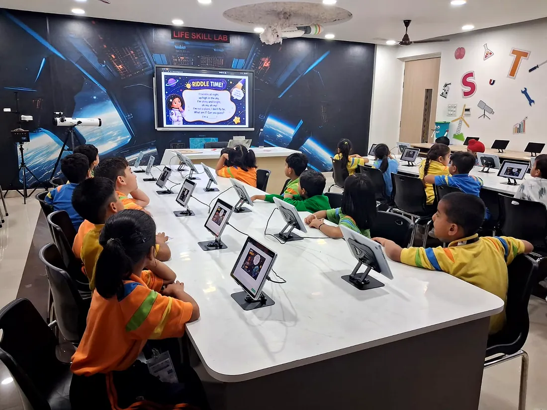 Every child on a tablet